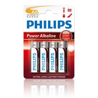 Philips Battery LR6 (AA) Αλκαλική 1.5V x4 LR6P4B/10