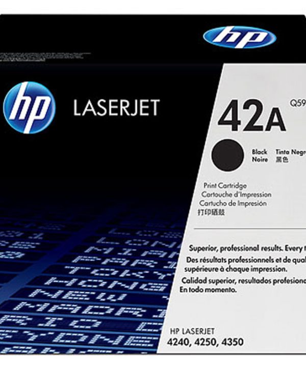 HP Toner Laser LJ 4250/4350 10000 Pgs (Q5942A)