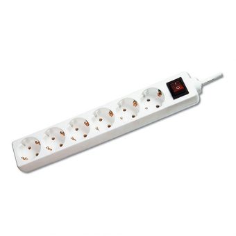 Digitus Πολύπριζο 6 Θέσεων με Διακόπτη ASL-6-3