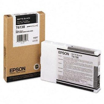 EPSON T6138 C13T613800 Matte BLACK - 110ml