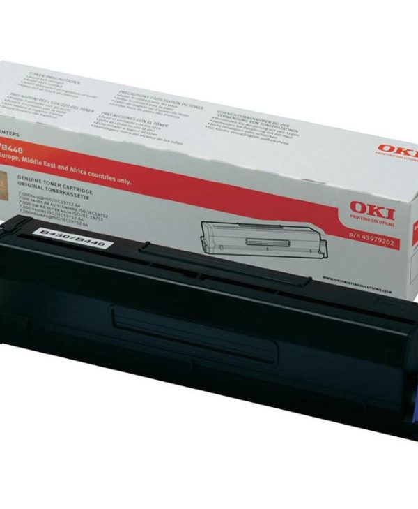 Oki Laser Toner 43979202 Black 7k Pgs