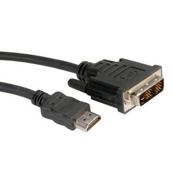 Roline HDMI - DVI-D M/M 3m Black 11.04.5532