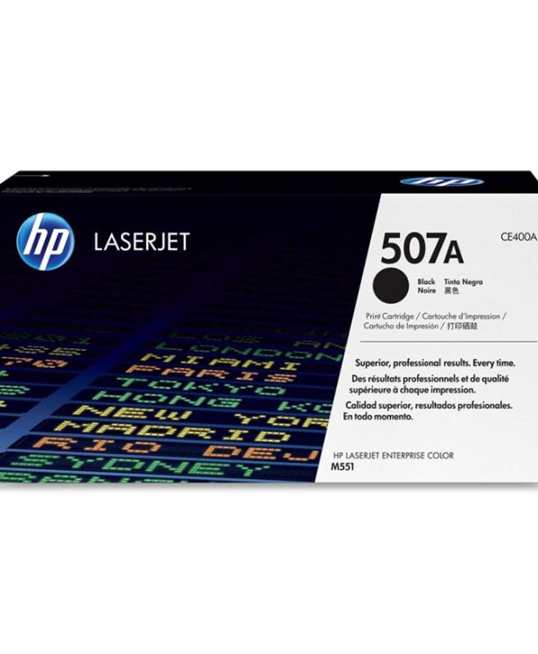 HP Black Toner LJ M551 507A, (CE400Α)