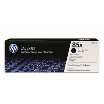 HP 85A Black Dual Pack LaserJet Toner 3.2K Pgs CE285AD