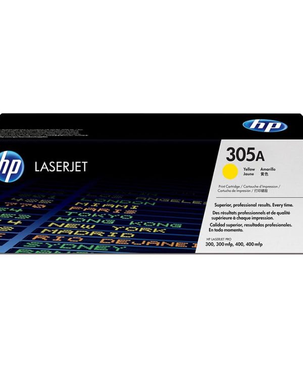 HP Yellow Toner, LJ PRO 300/400 305Α , (CE412Α)