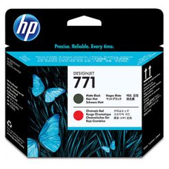 HP 771 Matte Black/Chromatic Red Designjet Printhead (CE017A)
