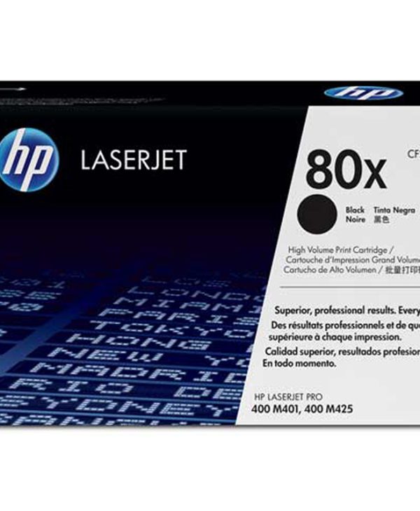 HP 80X Black LaserJet Toner Cartridge (CF280X)
