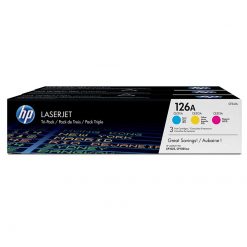 HP 126A Cyan/Magenta/Yellow Tri-Pack LaserJet Toner CF341A