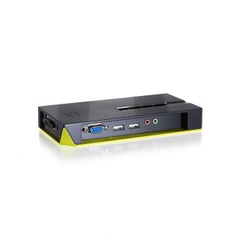 LevelOne KVM-0421 4-Port USB +Audio KVM Switch