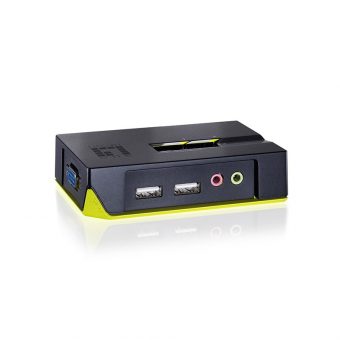 LevelOne KVM-0221 2-Port USB +Audio KVM Switch