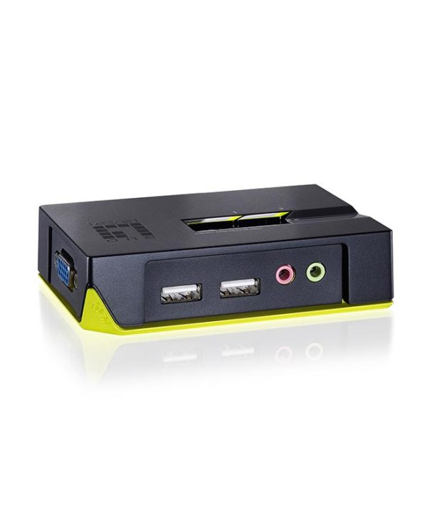 LevelOne KVM-0221 2-Port USB +Audio KVM Switch
