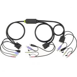 LevelOne KVM-0260 2-Port USB DVI +Audio KVM Switch