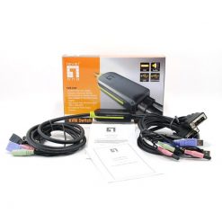 LevelOne KVM-0260 2-Port USB DVI +Audio KVM Switch - Image 4