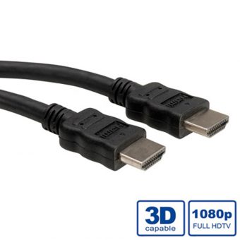 Roline HDMI High Speed Cable with Ethernet M – M 1m Black S3671-120