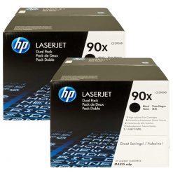 HP 90X Black LaserJet Toner High Capacity Twin Pack CE390XD
