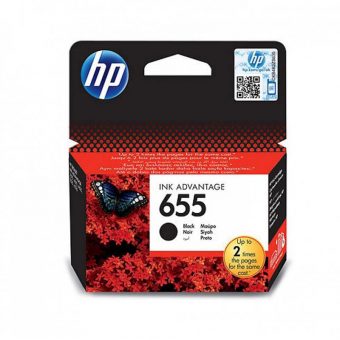 HP Ink 655 Black CZ109AE - 550 Pgs