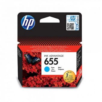 HP Ink 655 Cyan CZ110AE - 600 Pgs