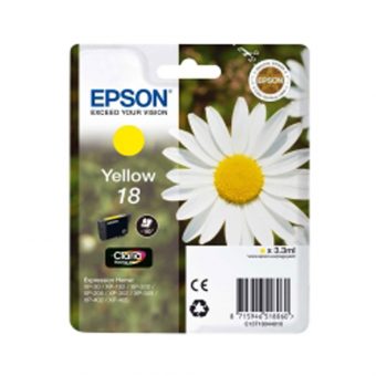 Epson T180440 Claria Yellow Ink - C13T18044010