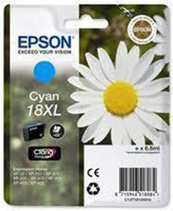 Epson T181240 XL Cyan Ink - C13T18124010