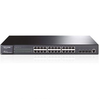 TP-Link JetStream 24-Port Gigabit L2 Managed Switch with 4 SFP Slots TL-SG5428