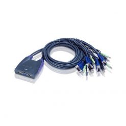 Aten 4 Port USB +Audio KVM Switch