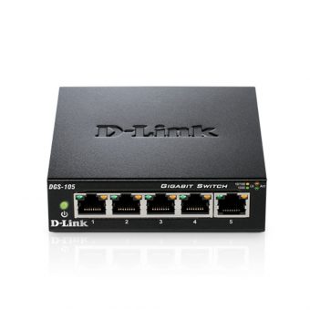 D-Link DGS-105 5 Port Gigabit Switch