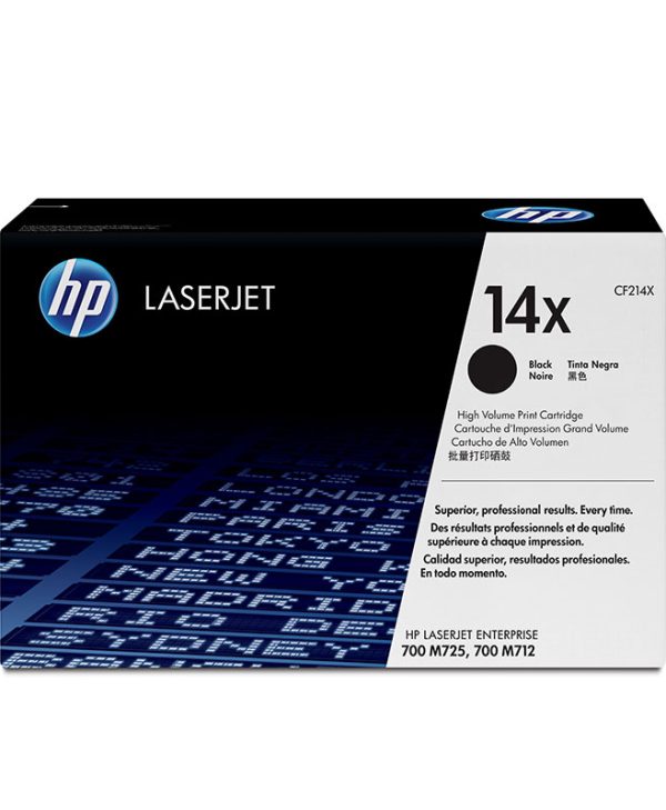 HP 14X Black LaserJet Toner Cartridge (17.5K) CF214X
