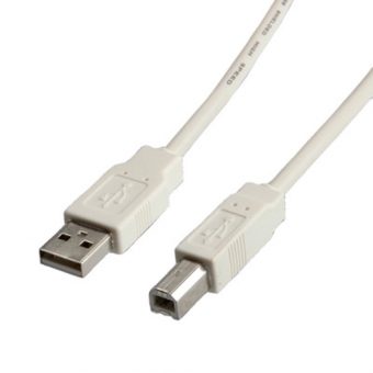 OEM USB TypeB - USB 2.0 M/M 4.5 m White G3105