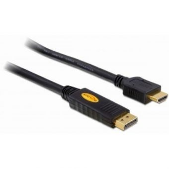 DeLock Display Port - HDMI M/M 3m Black 82435