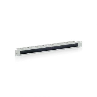 Equip 1U Brush Panel Grey 327412