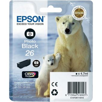 Epson Ink T261140 Photo Black