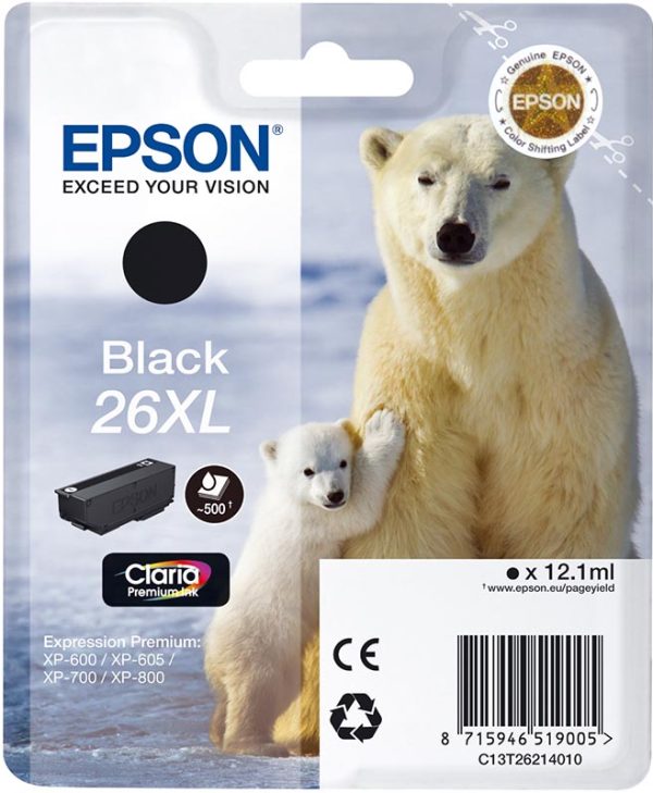 Epson Ink T262140 XL Black