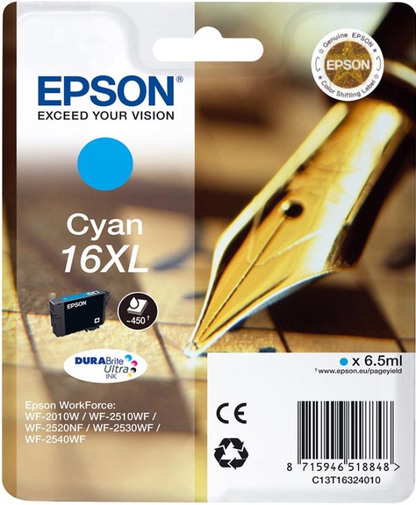 Epson Ink T163240 XL Cyan