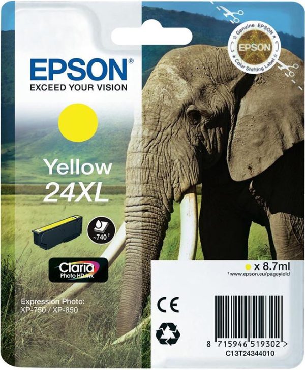 Epson Ink T243440 XL Yellow C13T24344010
