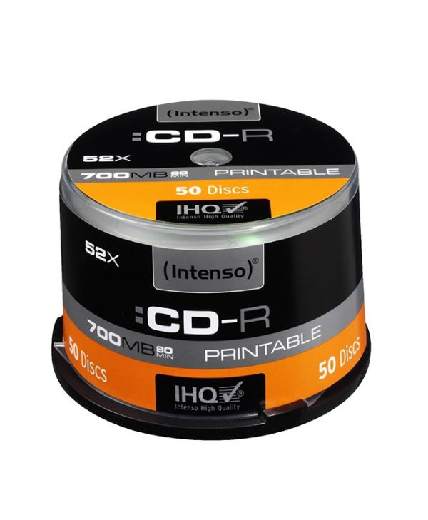 Intenso CD-R 700MB 52x Speed Printable 1801125