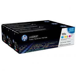 HP 125A Cyan/Magenta/Yellow Tri-Pack LaserJet Toner CF373AM