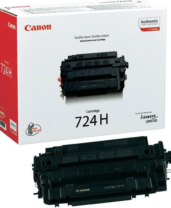 Canon 724H Toner Black High Capacity 12.5K Pgs 3482B002