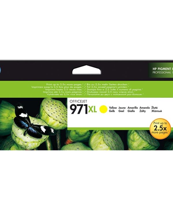 HP No 971XL Ink Yellow 6.6K Pgs CN628AE