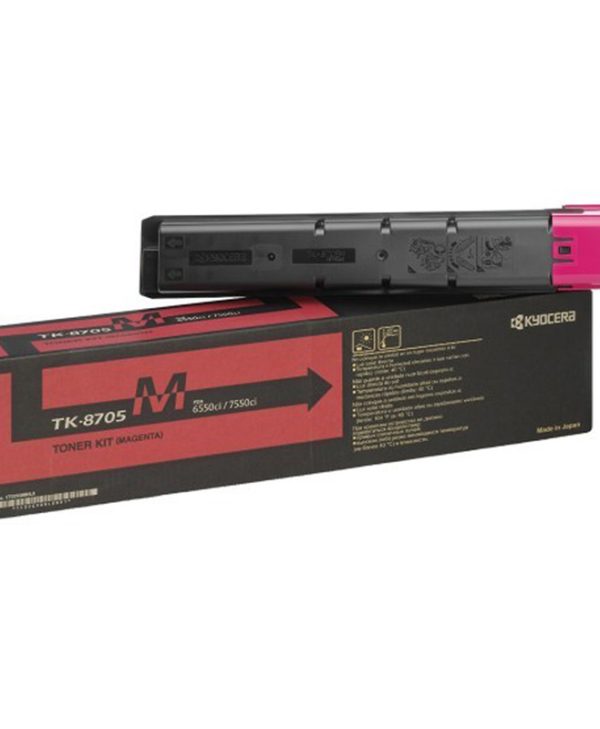 Kyocera TK-8705M Magenta Toner 30K Pgs