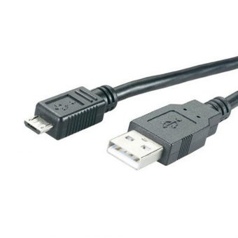 MediaRange USB Cable Micro to Usb2.0 1.2m Black MRCS138