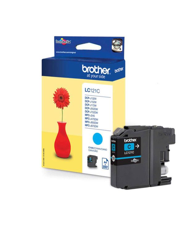 Brother Cyan Ink MFC J470/870, DCP J552/752LC-121C