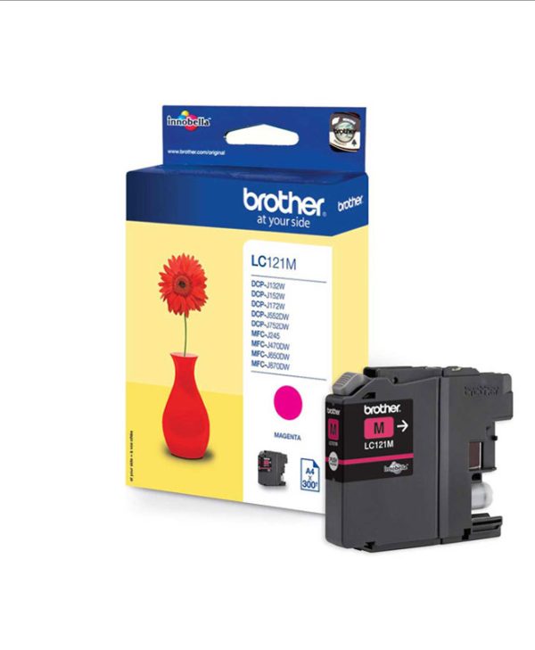 Brother Magenta Ink MFC J470/870 DCP J552/752 LC-121M