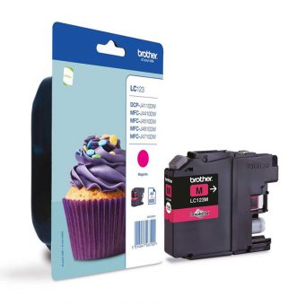 Brother Magenta Ink MFC J4110/4410/4510/4610/4710 LC-123M