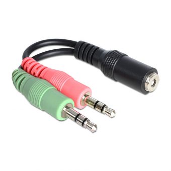 DeLock Stereo Jack 3.5 mm F/M 65459