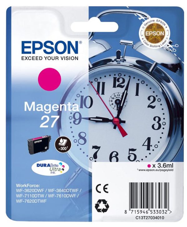 Epson T270340 Ink Magenta 3.6ml C13T27034010