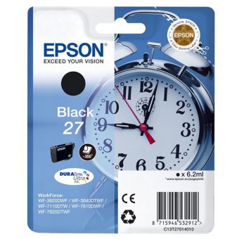 Epson T270140 Ink Black 6.2ml C13T27014010