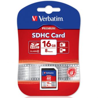 Verbatim SDHC 16GB Class 10 43962