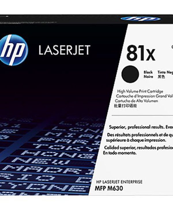 HP 81X Black Toner High Capacity CF281X