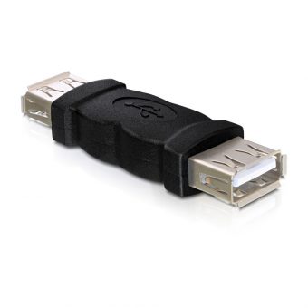 DeLock Adapter Gender Changer USB-A F/F 65012
