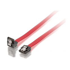 Equip Sata Internal Flat Cable 0.3m with metal 111809